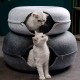 Donut Cat Bed Interactive Tunnel Pet Felt Indoor Toys Cats House Kitten Training Toy Cat Kennel Pets Supplies Donut Cat Bed Interactive Tunnel Pet Felt Indoor Toys Cats House Kitten Training Toy Cat Kennel Pets Supplies
