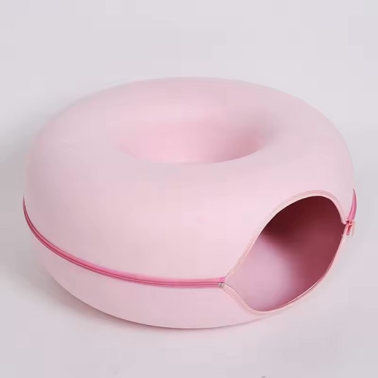 Donut Cat Bed Interactive Tunnel Pet Felt Indoor Toys Cats House Kitten Training Toy Cat Kennel Pets Supplies Donut Cat Bed Interactive Tunnel Pet Felt Indoor Toys Cats House Kitten Training Toy Cat Kennel Pets Supplies
